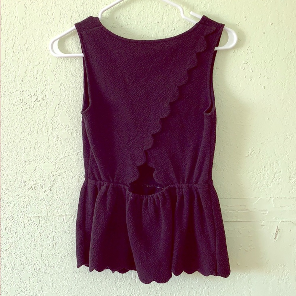 NWT xs black ANTHROPOLOGIE top